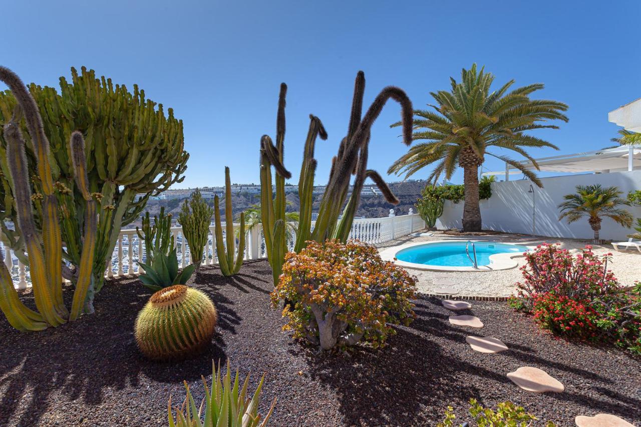 Stunning Villa With Breathtaking Ocean View Mogán Extérieur photo