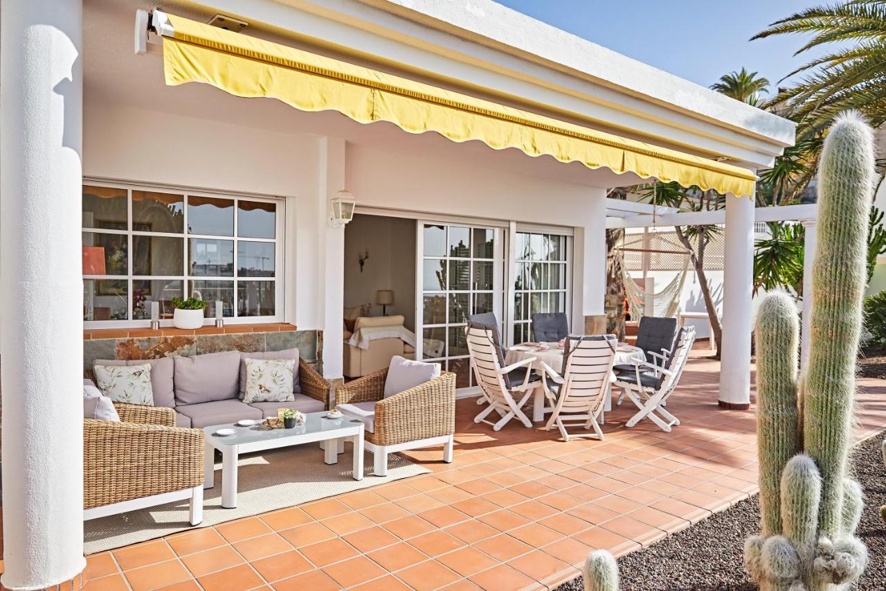 Stunning Villa With Breathtaking Ocean View Mogán Extérieur photo